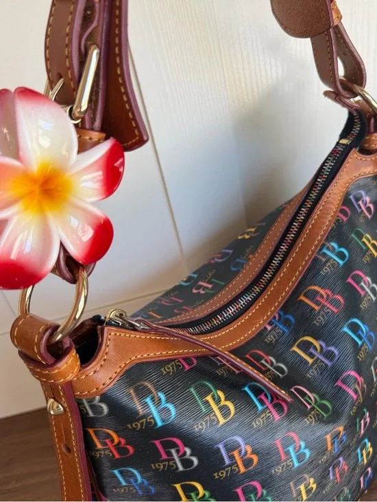 Dooney & Bourke Hobo Multi Colored Rainbow Shoulder Bag - Picture 3 of 12
